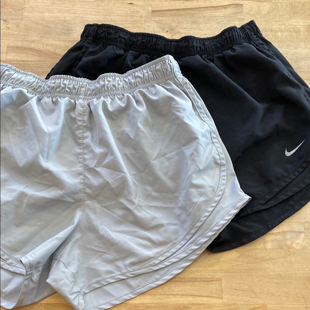 2 Nike shorts.